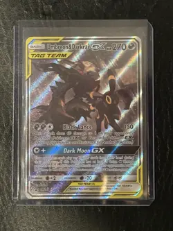 Umbreon & Darkrai GX SM241 Tag Team Black Star Promo 2020 Pokemon Card NM - Image 2