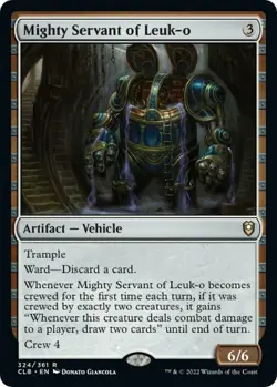 Mighty Servant of Leuk-o 324 - FOIL - NM - Battle for Baldur's Gate - Image 1