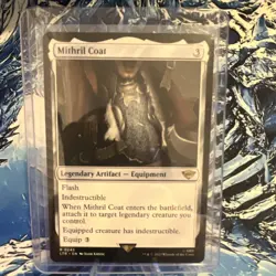 Magic: The Gathering Mithril Coat Legendary Artifact Equipment Rare 0245 2023 - Image 1