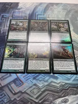 MTG Foil Treefolk Lot - Bosk Banneret Leaf-Crowned Elder Seedguide Ash Harbinger - Image 2