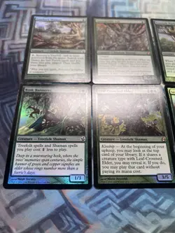 MTG Foil Treefolk Lot - Bosk Banneret Leaf-Crowned Elder Seedguide Ash Harbinger - Image 4