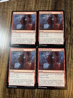 x4 MTG Thrill of Possibility NM-Mint Phyrexia: All Will Be One - Image 1