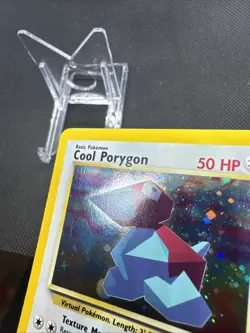 2000 Pokemon WotC Black Star Promo COOL PORYGON #15 Holo LP (Lightly Played) - Image 3