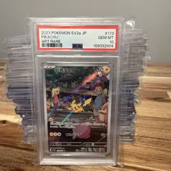 Pokemon 2023 Pikachu SV2a #173 Art Rare PSA 10 Graded Holo Card - Image 1