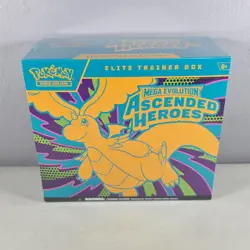 Pokemon TCG Mega Evolution Ascended Heroes Elite Trainer Box ETB SEALED - Image 1
