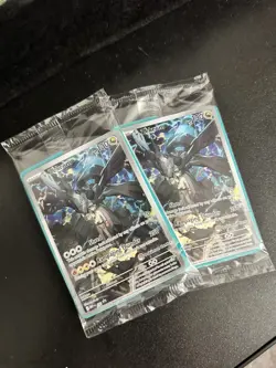 Pokemon Ascended Heroes 2x N's Zekrom 031 Promo Pokemon Center Stamped Sealed - Image 1