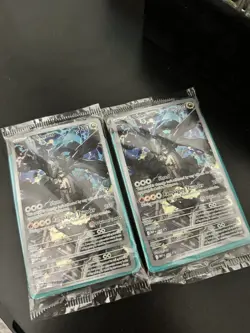 Pokemon Ascended Heroes 2x N's Zekrom 031 Promo Pokemon Center Stamped Sealed - Image 3