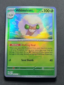 Whimsicott 008/131 Poke Ball Pattern Prismatic Evolutions Pokemon TCG - Image 1
