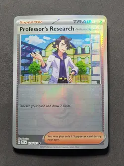 Professor's Research 125/131 Poke Ball Pattern Prismatic Evolutions Pokemon TCG - Image 1