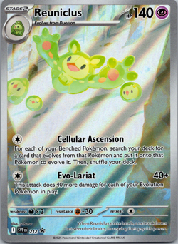 Reuniclus 2025 Pokemon Scarlet & Violet Promo Cards #212 Black Star Promo Holo - Image 1