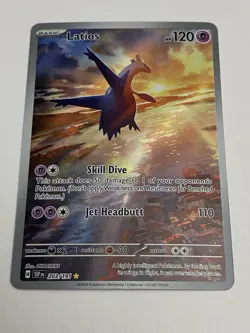 Pokemon TCG Latios 203/191 S&V Surging Sparks Illustration Rare NM - Image 1