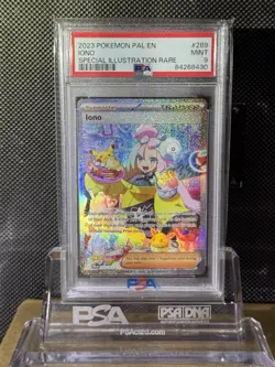 2023 POKEMON PAL EN-PALDEA EVOLVED SPECIAL ILLUSTRATION RARE #269 IONO PSA 9 - Image 1