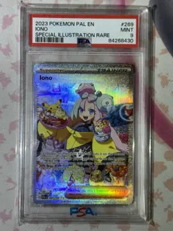 2023 POKEMON PAL EN-PALDEA EVOLVED SPECIAL ILLUSTRATION RARE #269 IONO PSA 9 - Image 3