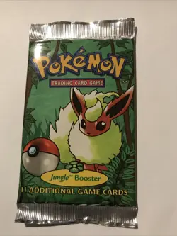 1999 Pokemon WOTC Jungle Booster Pack Sealed Flareon - Image 1