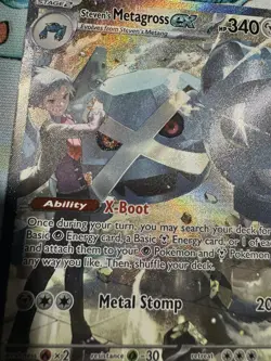 Pokemon Ascended Heroes Steven’s Metagross ex 289/217 Special Illustration Rare - Image 3
