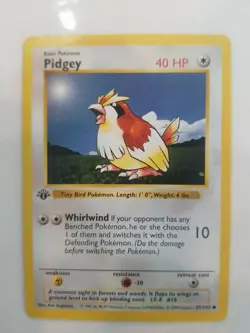 Pokemon Pidgey Base Set 57/102 Shadowless 1st Edition - Image 2