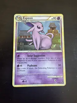 Pokemon TCG Espeon 2/90 Undaunted Cracked Ice Holo Rare - Image 1