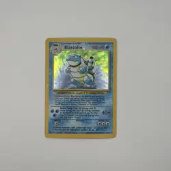 Pokemon WOTC Blastoise 2/102 Base Set Holo Rare 1999 Vintage Original HP/DMG - Image 1
