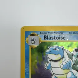 Pokemon WOTC Blastoise 2/102 Base Set Holo Rare 1999 Vintage Original HP/DMG - Image 3