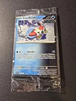Iron Bundle 062/167 Snowflake Holiday Promo Pokemon Twilight Masquerade SEALED - Image 1