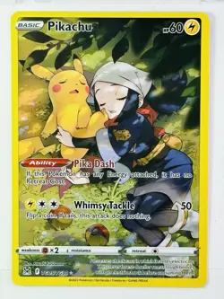 Pokemon TCG Pikachu TG05/TG30 Holo Rare Lost Origin Trainer Gallery - Image 1