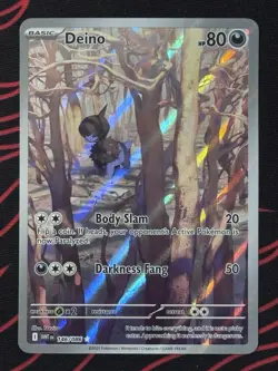 Pokemon TCG Deino - Illustration Rare SV: White Flare 146/086 NM - Image 1