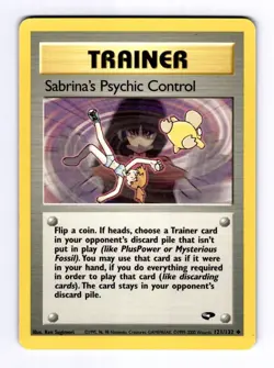 Sabrina's Psychic Control Gym Challenge #121 (2000) Uncommon NM Pokemon - Image 1