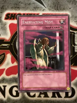 Yu-Gi-Oh Enervating Mist SOD-EN053 1st Edition Soul of the Duelist LP A - Image 1