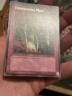 Yu-Gi-Oh Enervating Mist SOD-EN053 1st Edition Soul of the Duelist LP A - Image 3