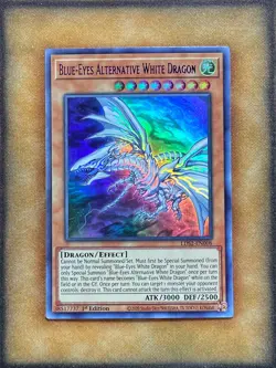 Yugioh Blue-Eyes Alternative White Dragon LDS2-EN008 Ultra Rare 1st Ed PURPLE NM - Image 1
