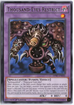 Yugioh - Thousand-Eyes Restrict DPRP-EN046 1st Edition - Duelist Pack: Rivals of - Image 1