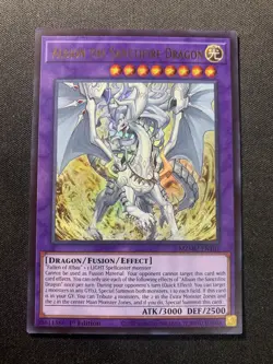YuGiOh! Albion The Sanctified Dragon MZMU-EN101 Ultra Rare Maze Of Muertos NM - Image 1