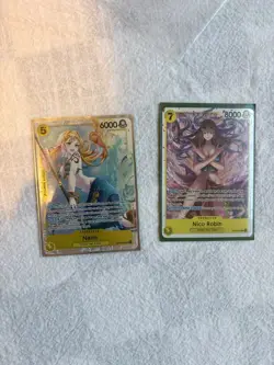 Bandai One Piece EB03 Nami & Nico Robin SRs (both cards included) English - Image 1