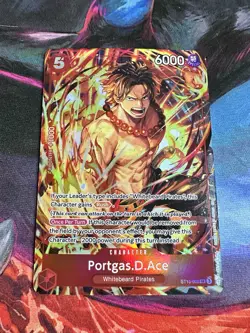 One Piece Portgas D. Ace ST15-005 Volume 5 Illustration Box Promo - Image 1