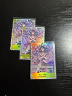 One Piece Nico Robin Eb03-055 SR 3x PLAYSET - Image 1