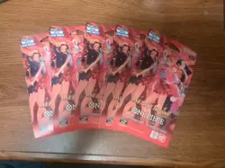 One Piece EB-03 Extra Booster Heroine Edition x5 Sleeved Packs EN - Image 1