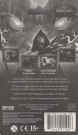 LOT OF TWO - World of Warcraft TCG Betrayal Of The Guardian 15Ct. Booster Packs - Image 2