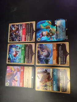 Disney Lorcana Promo Cards X6 Brand New! - Image 1