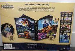 Disney Lorcana First Chapter Collector Set Bundle - 6 packs, portfolio, & promo - Image 2