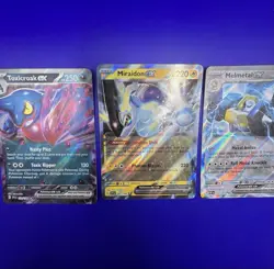 2023 POKEMON EX DOUBLE RARE HOLO CARDS - 3 CARD LOT - Image 2
