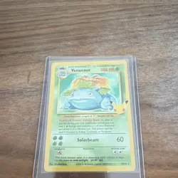 Pokemon Venusaur Base Set Rare Regular 100 HP Card 15/102 Pokemon TCG Card Stock - Image 1