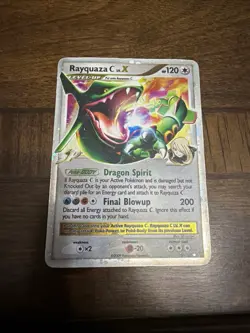 Pokemon Rayquaza C LV.X Ultra Rare Holo Dragon 120 HP 146/147 Card English - Image 1
