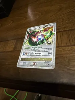 Pokemon Rayquaza C LV.X Ultra Rare Holo Dragon 120 HP 146/147 Card English - Image 4