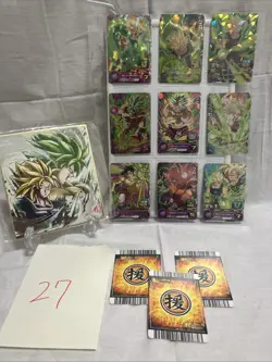 Super Dragon Ball Heroes Broly 9-Pocket Card Display & Shikishi Art Board Set - Image 2