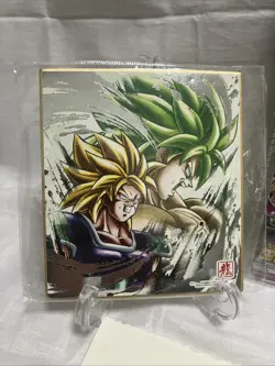 Super Dragon Ball Heroes Broly 9-Pocket Card Display & Shikishi Art Board Set - Image 5