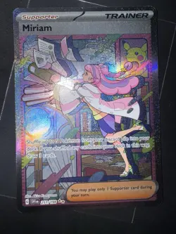 Pokemon TCG Miriam Scarlet & Violet Base Holo Special Trainer Card 251/198 - Image 2