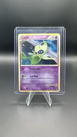 Pokemon TCG Celebi HS-Triumphant Holo Rare Card 3/102 - Image 1