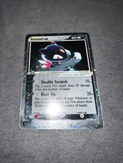 Pokemon TCG Sneasel EX Ruby and Sapphire Holo Ultra Rare Card 103/109: HP - Image 1