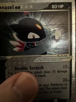 Pokemon TCG Sneasel EX Ruby and Sapphire Holo Ultra Rare Card 103/109: HP - Image 2