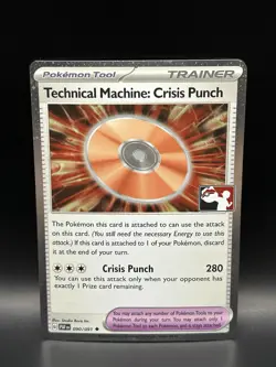Cosmo Holo League Stamped TM: Crisis Punch - Pokemon Paldean Fates Card - NM - Image 1